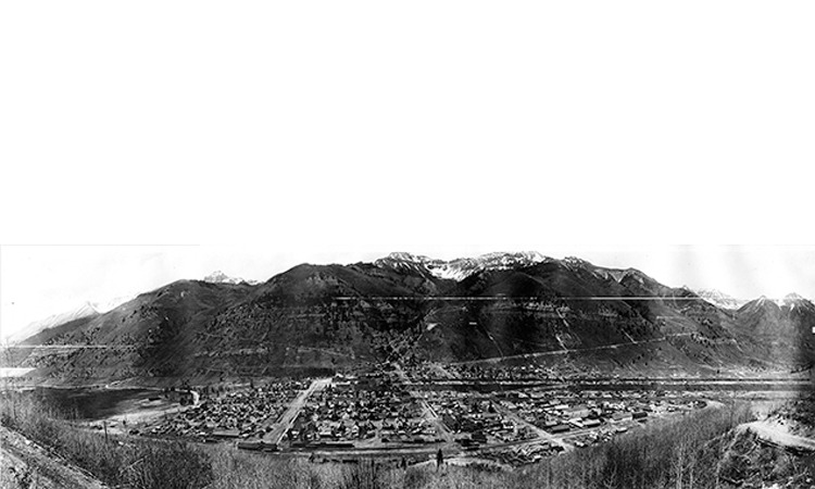 Historic image of downtown Telluride